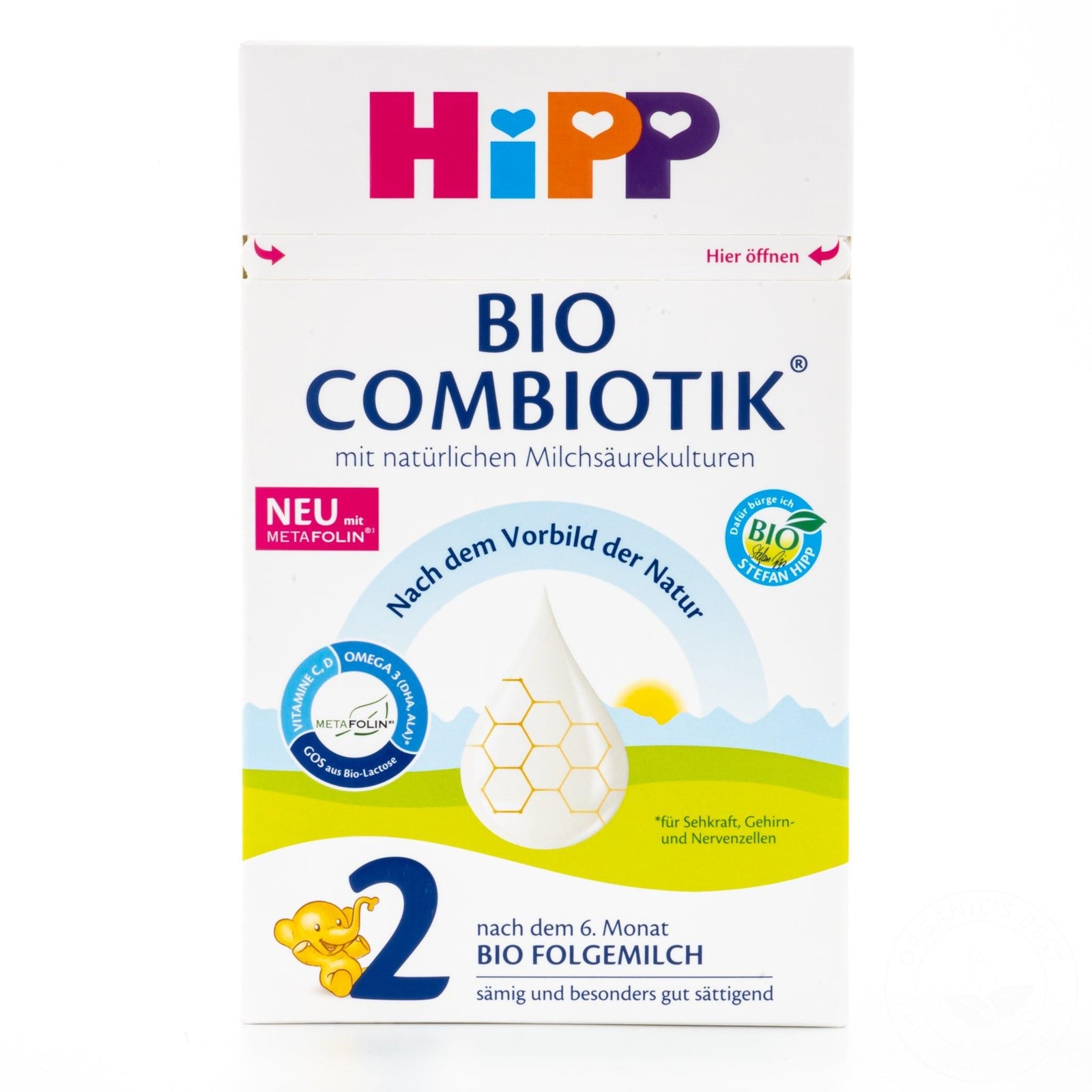 HiPP Stage 2 Combiotic Formula - German Version (600g) - 8 Boxes