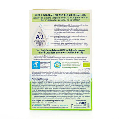 HiPP Goat Milk Formula Stage 2 (6-12 Months) Ingredients