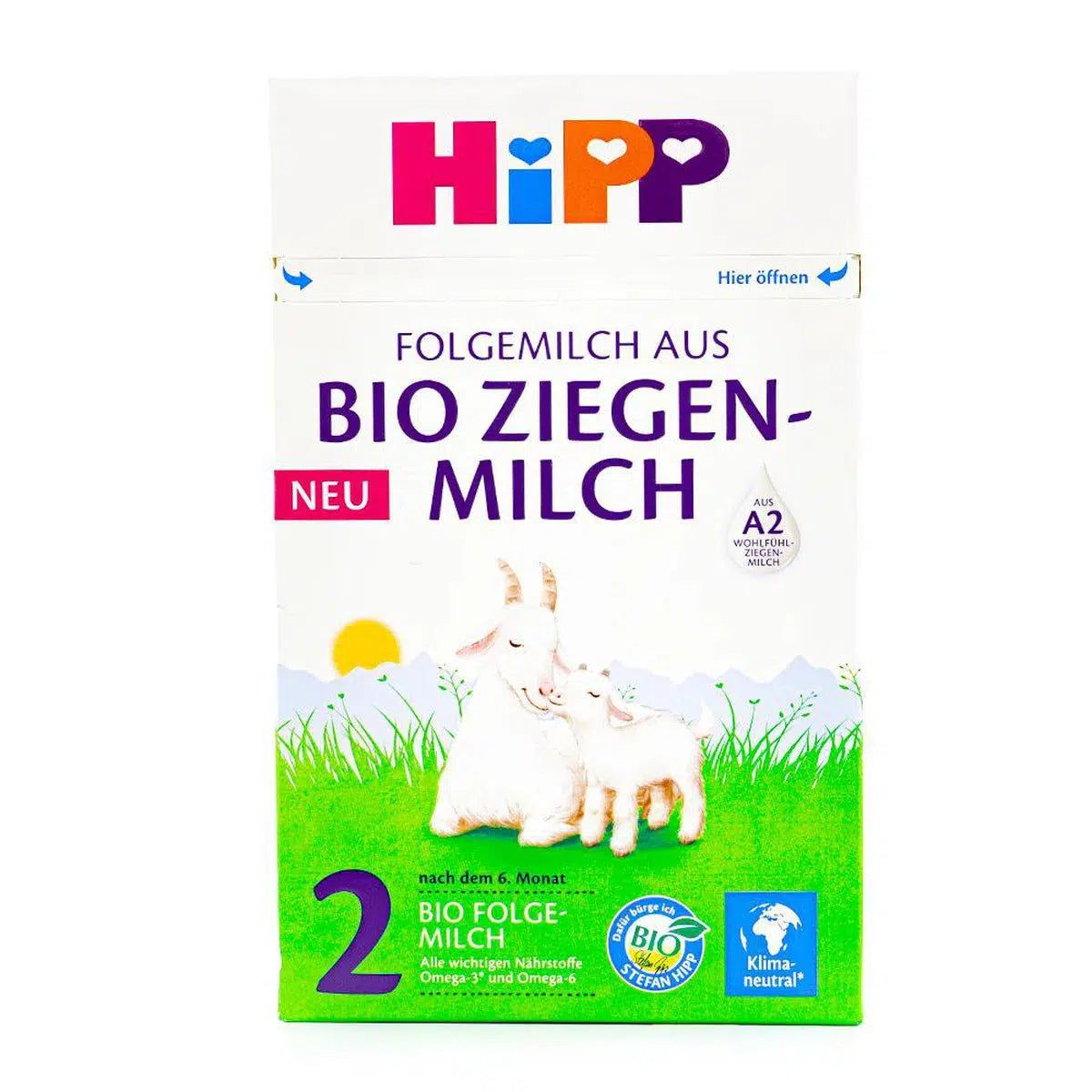 HiPP Goat Milk Formula Stage 2 - German Version (400g) - 40 Boxes