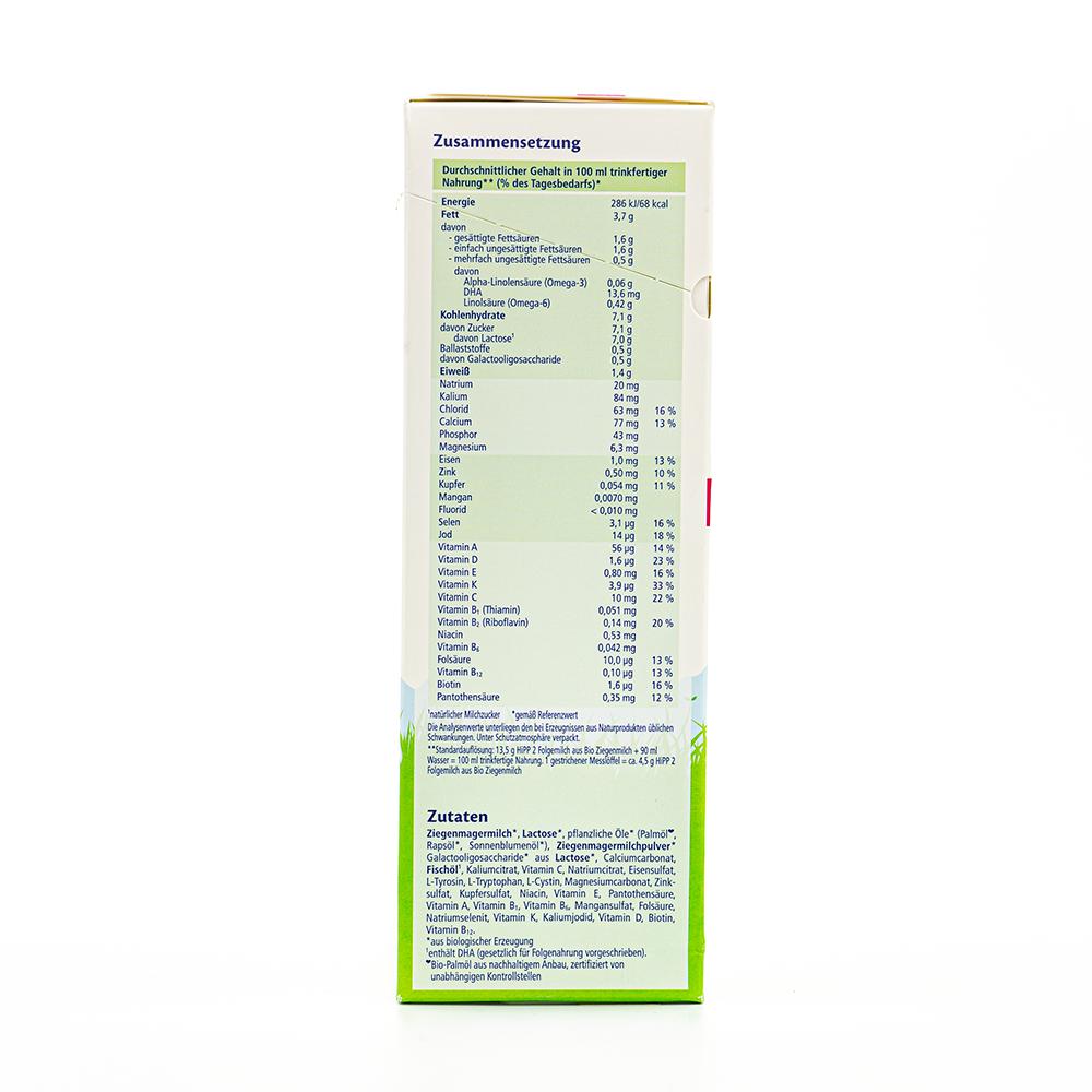 HiPP Goat Milk Formula Stage 2 - German Version (400g) - 40 Boxes