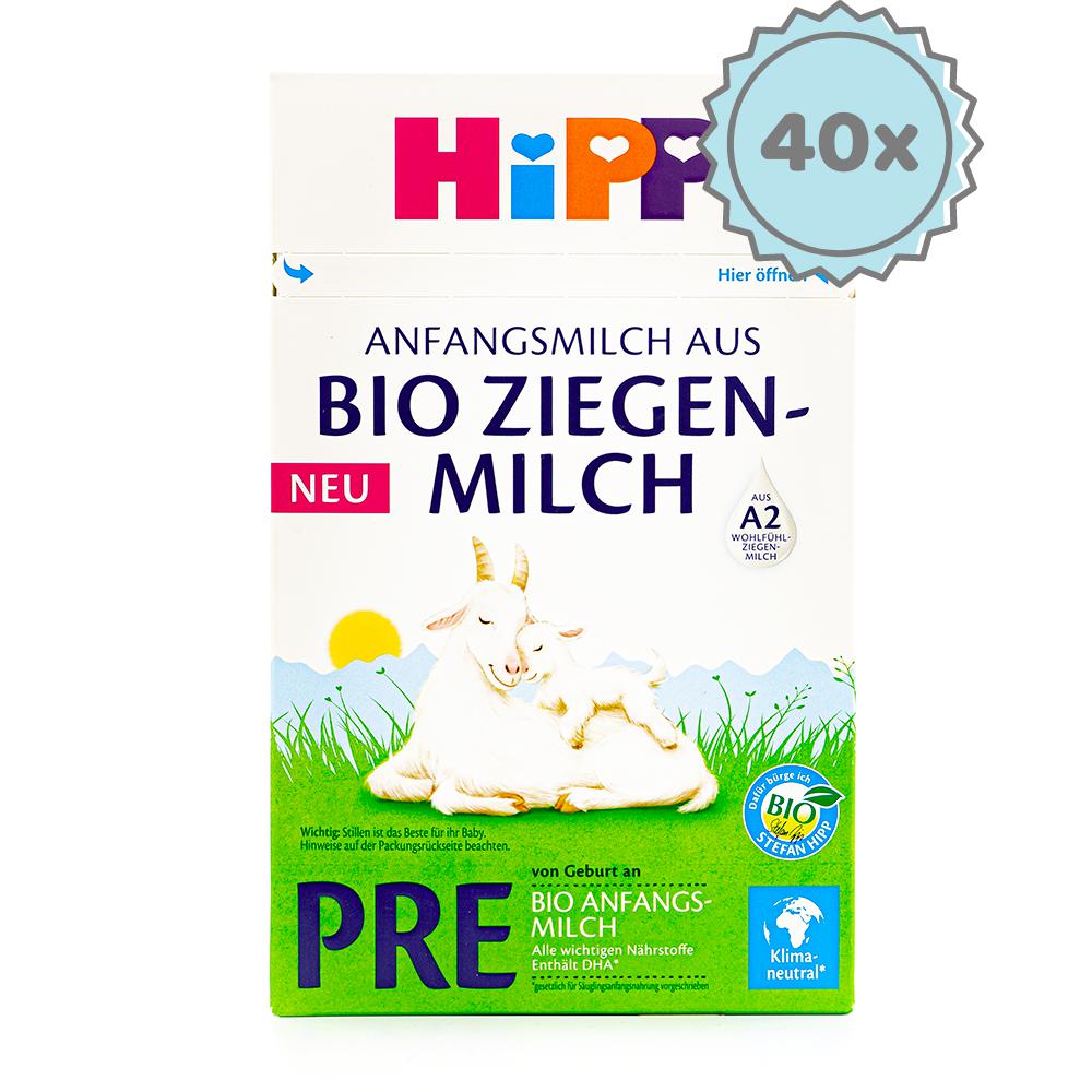HiPP Goat Milk Formula Stage PRE - German Version (400g) - 40 Boxes