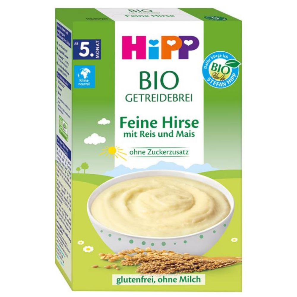 HiPP Organic Grain Porridge - Fine Millet With Rice And Corn | Organic Baby Food