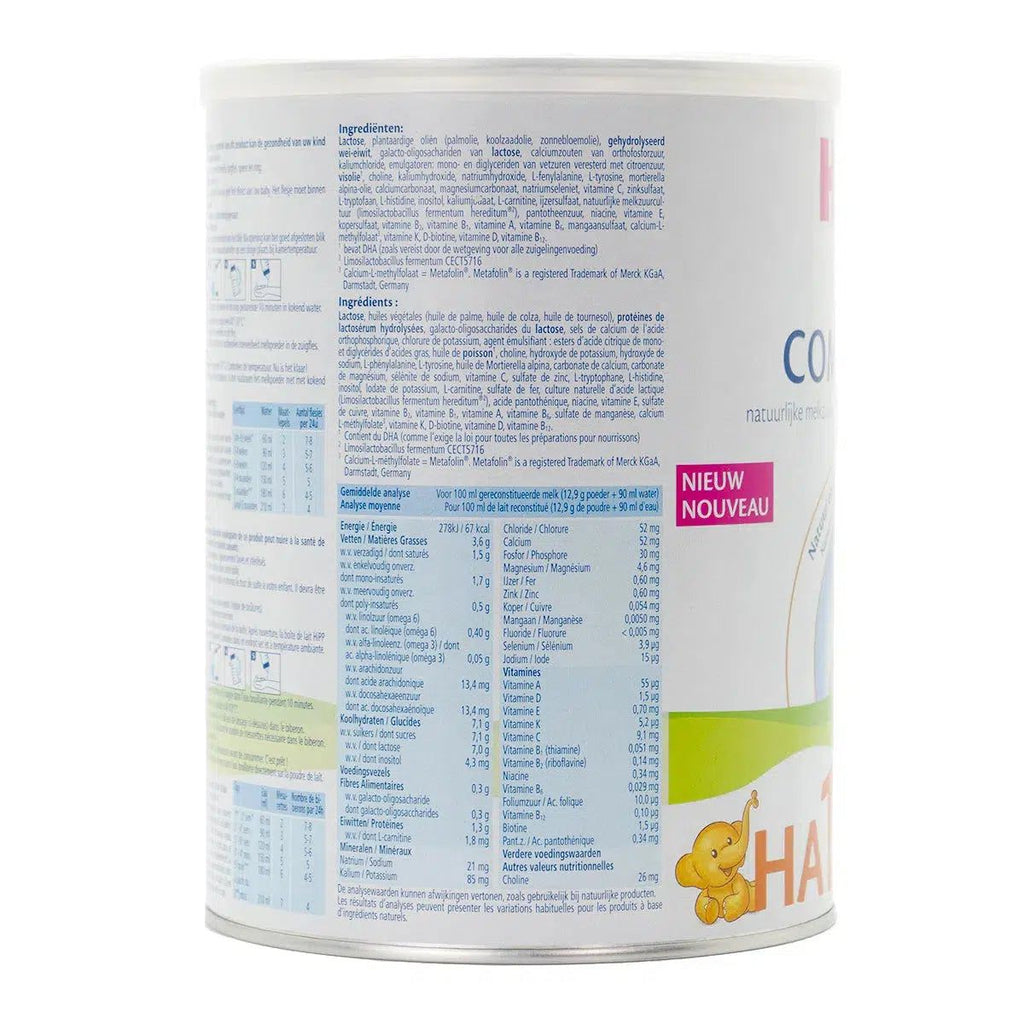 HiPP HA Dutch Stage 1 Hypoallergenic Combiotic Formula (800g) | Organic European Baby Formula | Nutrition facts
