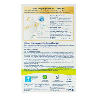 hipp HA stage 2  - Instructions