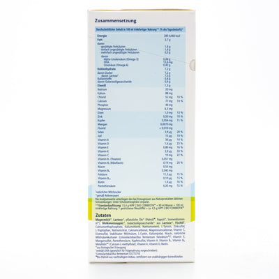 HiPP No Starch Stage 2 (6+ Months) Combiotic Formula - German Version | Nutrition Facts