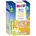 HiPP Organic Banana-Semolina Milk Evening Porridge (6+ Months) | Organic Baby Food