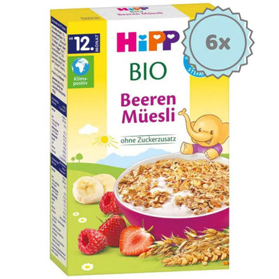 HiPP Organic Berries Muesli (12+ Months) - 6 Boxes