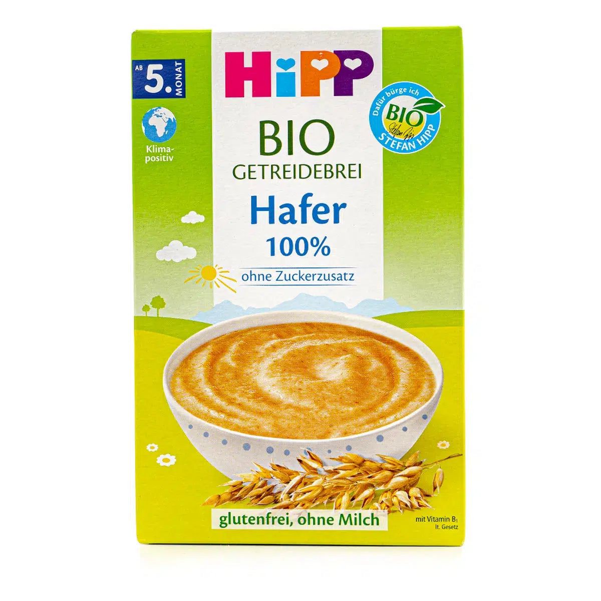 HiPP Organic Cereal Oats Porridge - 100% Oats (5+ Months)