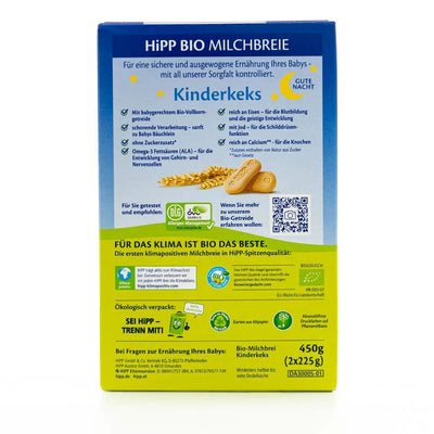 HiPP Organic Good Night Milk Porridge - Bescuit Ingredients