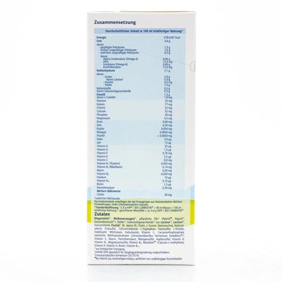 HiPP Stage 1 Organic Bio Combiotic Formula - German Version | Nutrition Facts