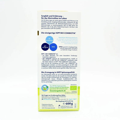 Description HiPP Bio Combiotik 1 Baby Formula