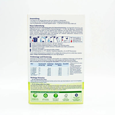 Preparation Description HiPP Bio Combiotik 1 Baby Formula