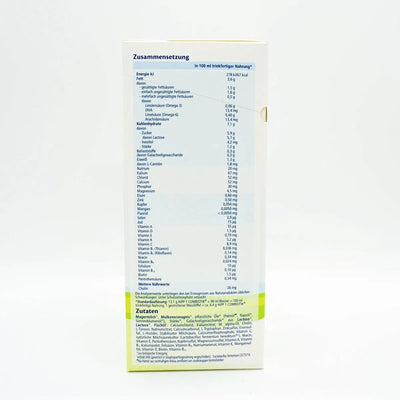 Nutrition Facts: HiPP Bio Combiotik 1 Baby Formula