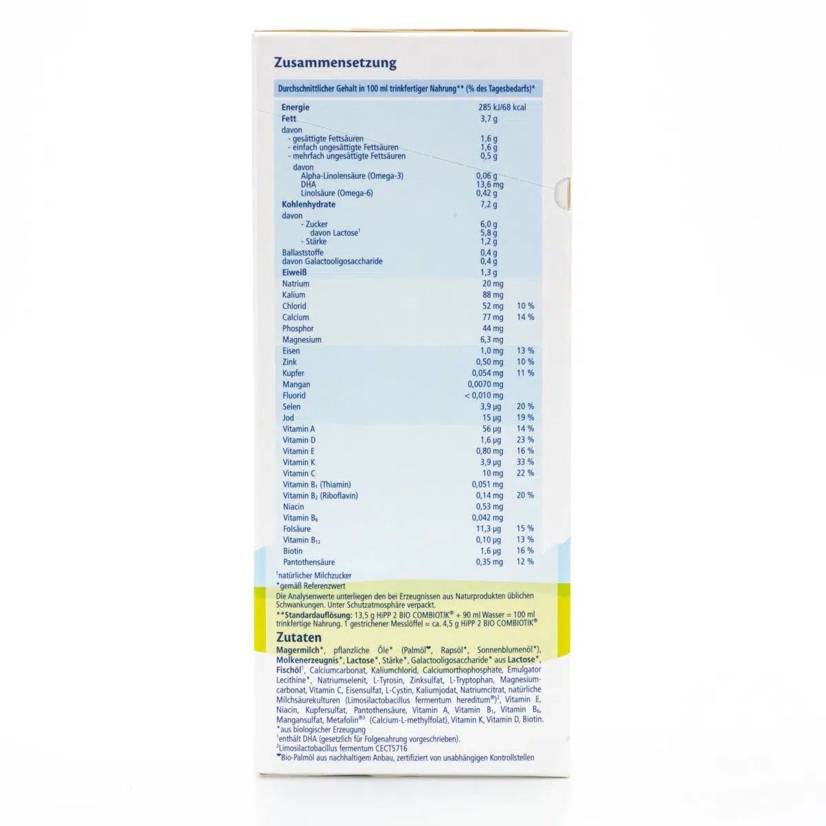 HiPP Stage 2 Combiotic Formula - German Version (600g) - 24 Boxes