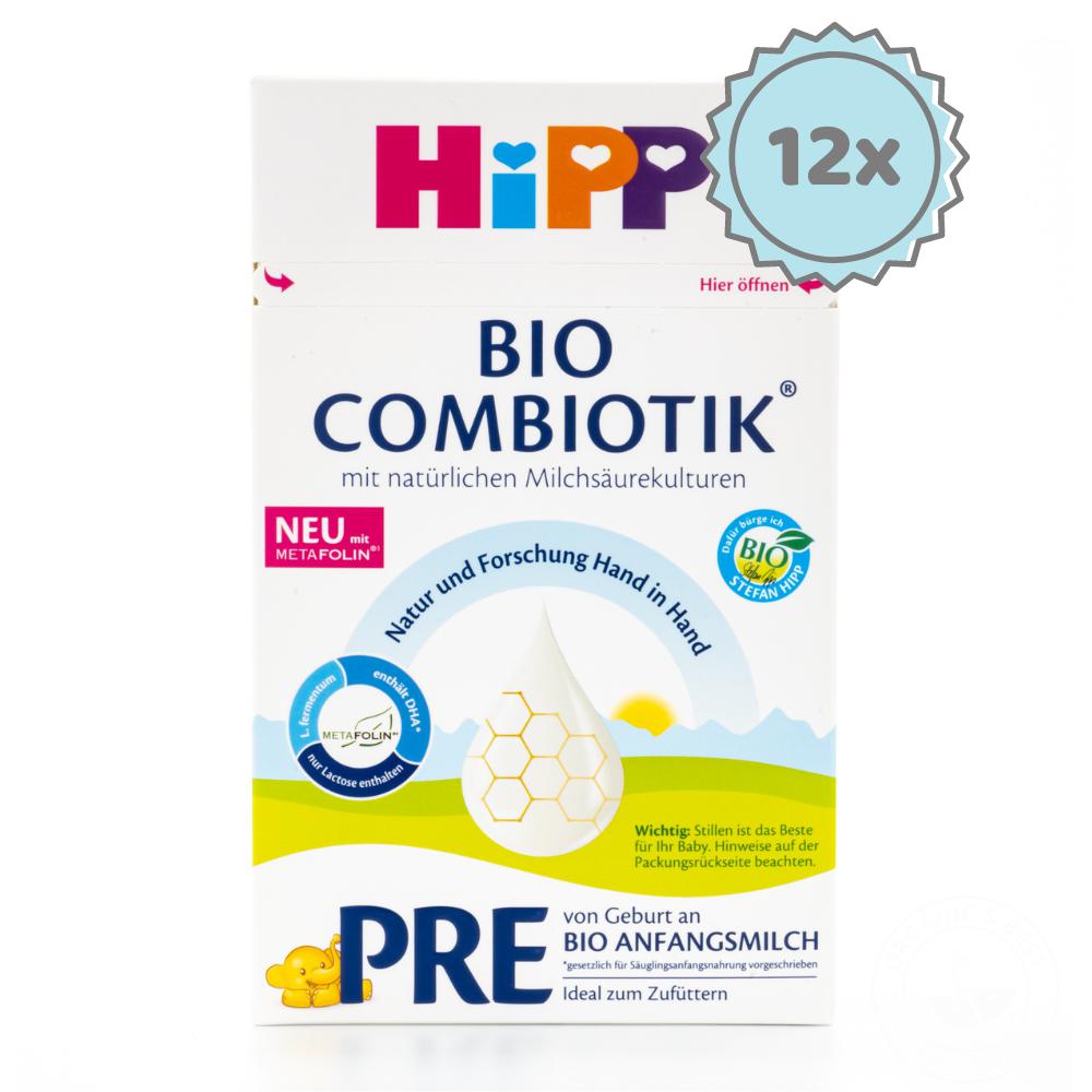 HiPP Stage PRE Combiotic Formula - German Version (600g) - 12 Boxes
