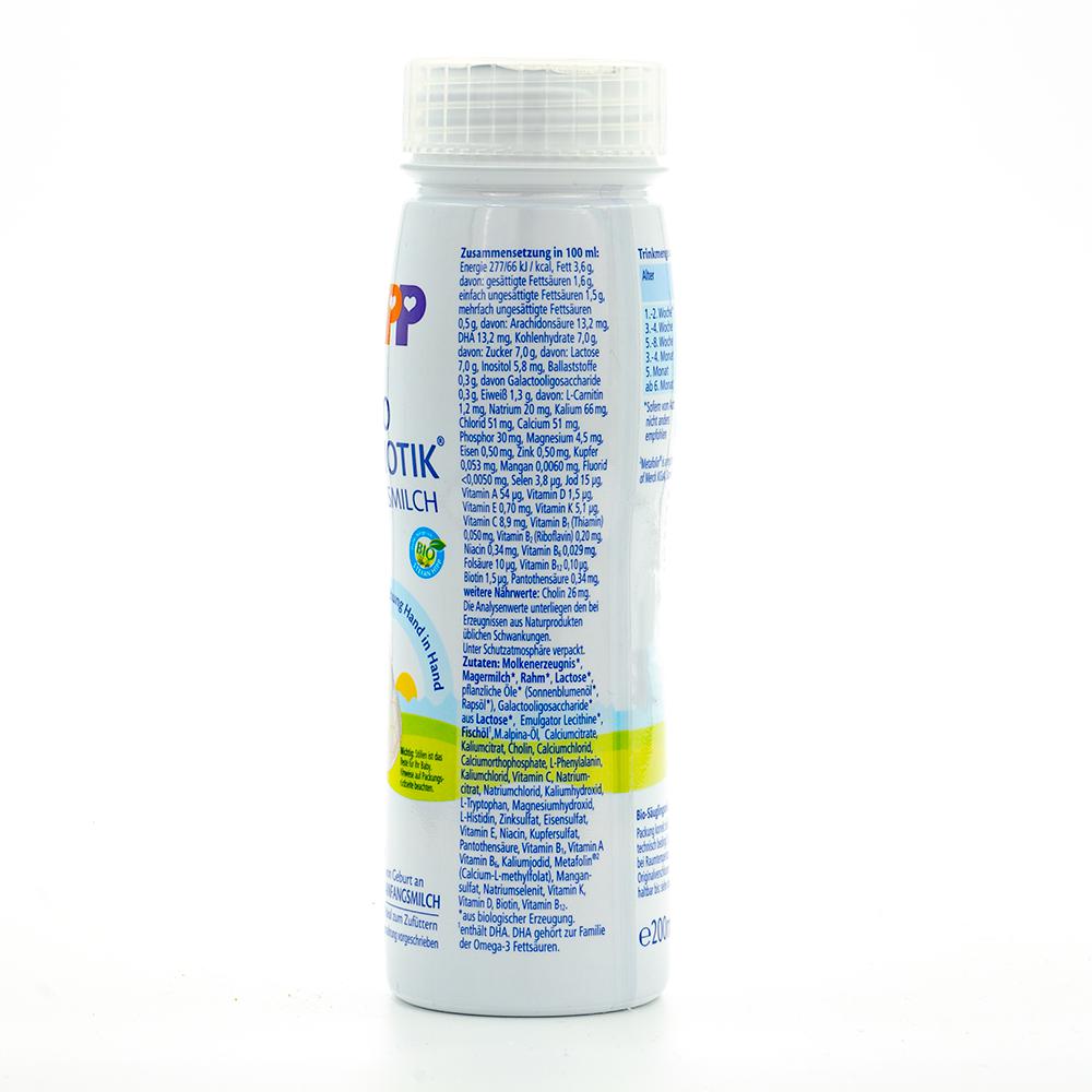 HiPP Stage PRE Ready to Feed Formula (200ml) - 90 Bottles