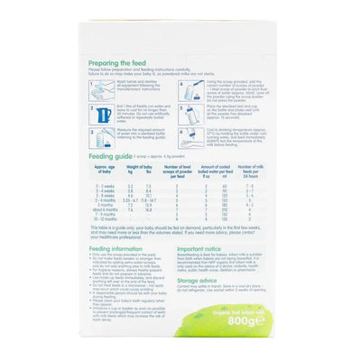 HiPP UK Stage 1 Organic Combiotic First Infant Milk Formula | Preparation