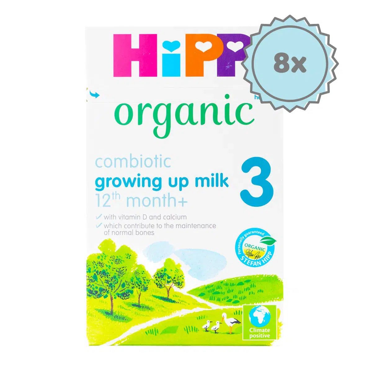 HiPP UK Stage 3 | Organic European Baby Formula | 8 cans