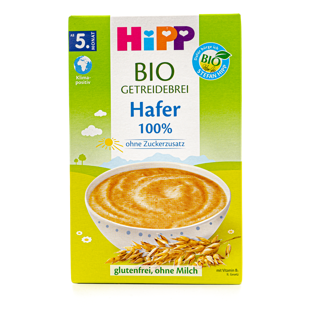 HiPP Organic Cereal Oats Porridge - 100% Oats (5+ Months)