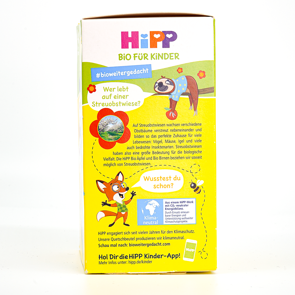 HiPP Fruit Pouches Hippis Mixpack | Ingredients