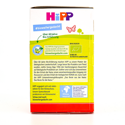 HiPP Fruit Pouches - Apple-Banana & Baby Biscuit Ingredients 1