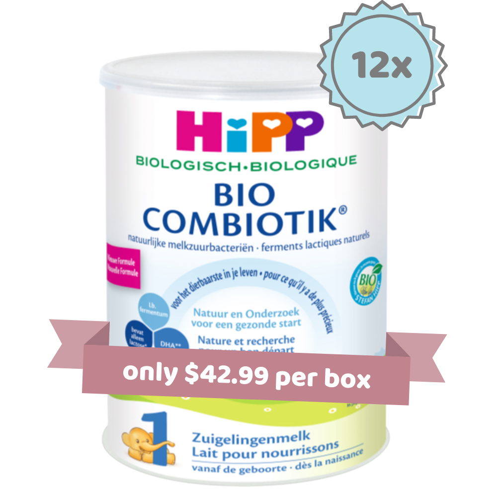 HiPP Dutch Stage 1 Organic Combiotic Baby Milk Formula (800g) - 12 Boxes