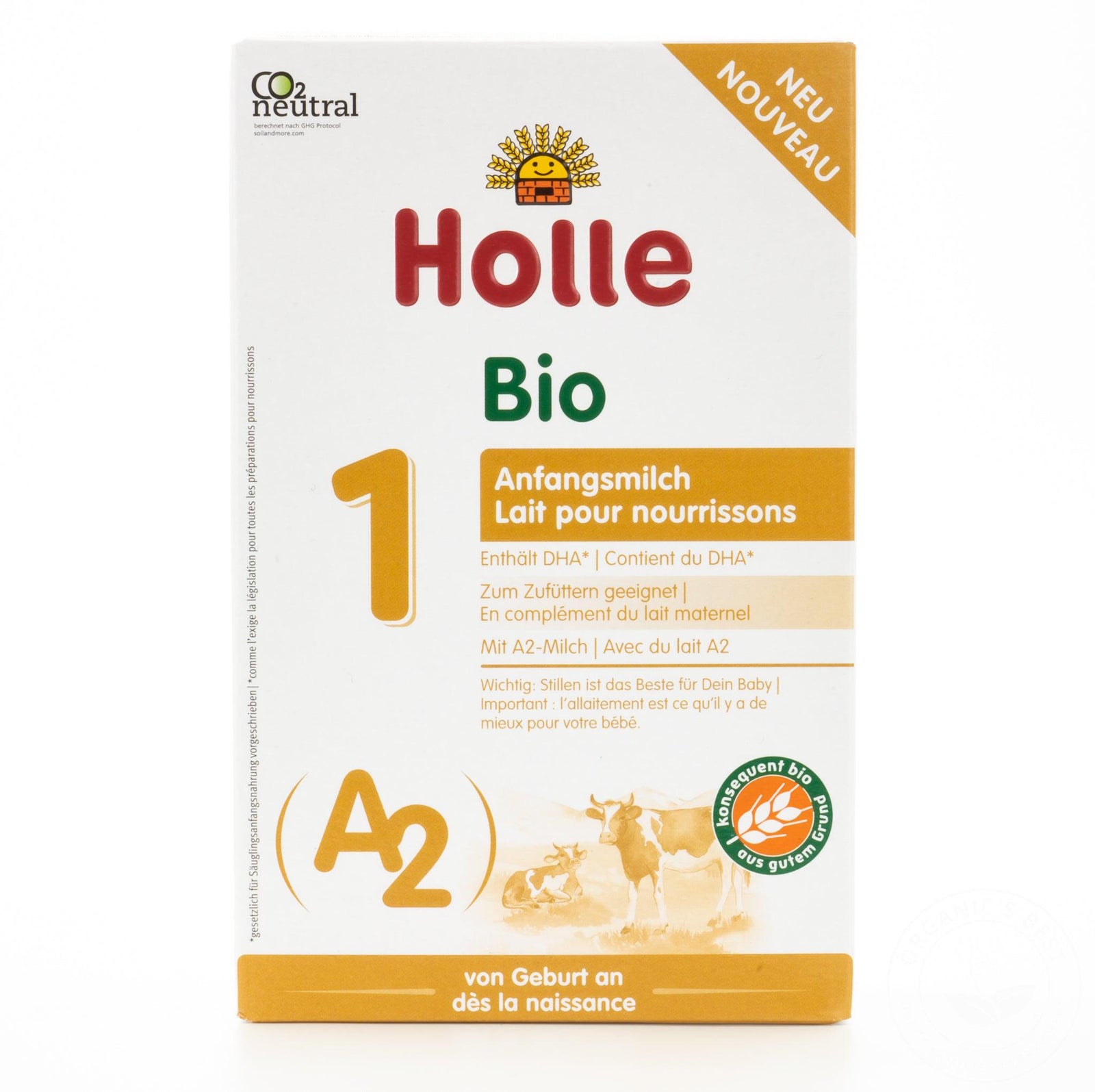 Holle A2 Stage 1 (0-6 Months) Formula | Organic European Baby Formula