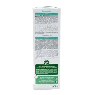 Holle A2 Stage 2 (6-12 Months) Formula | Organic European Baby Formula | Nutrition facts