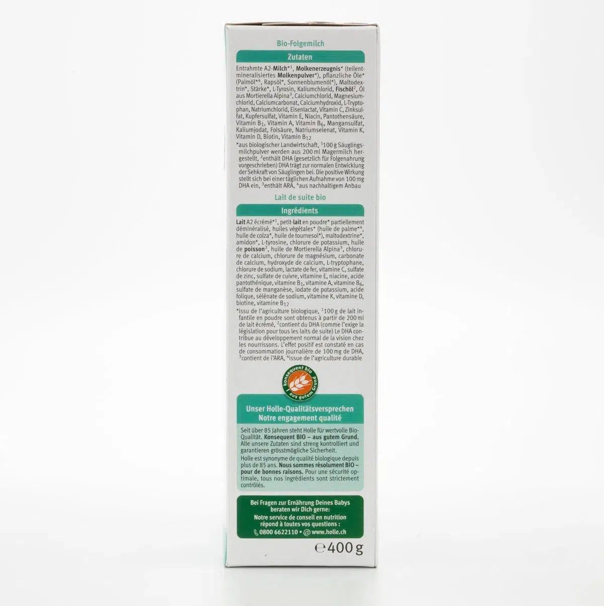 Holle A2 Stage 3 Formula (400g) - 24 Boxes