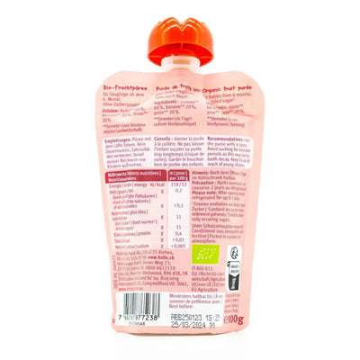 Holle Apple Ant: Apple, Banana & Pear (6+ months) | Nutrition facts