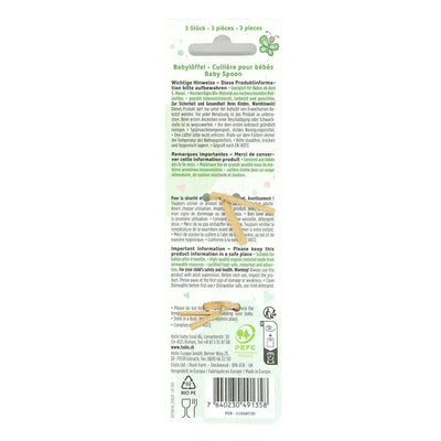Holle Baby Spoons from Renewable Resources (4+ Months) | Organic's Best Shop