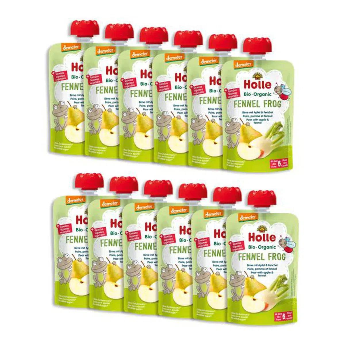 Fennel Frog - Pear with Apple & Fennel (100g), from 6 months - 12 Pouches