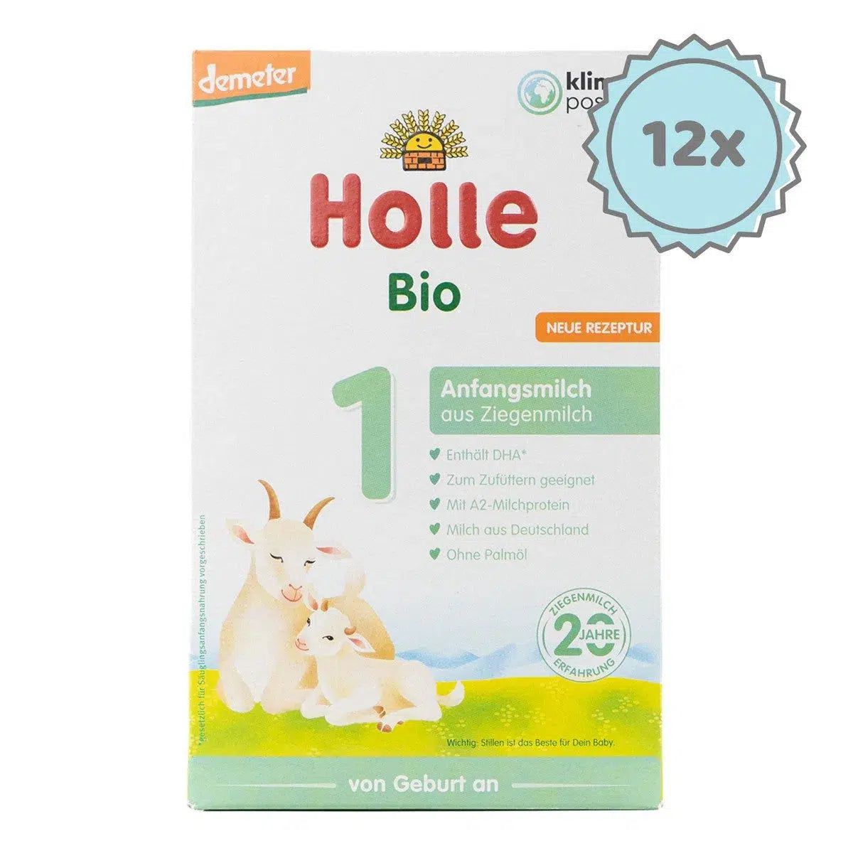 Holle Goat Milk Formula Stage 1 (400g) - 12 Boxes