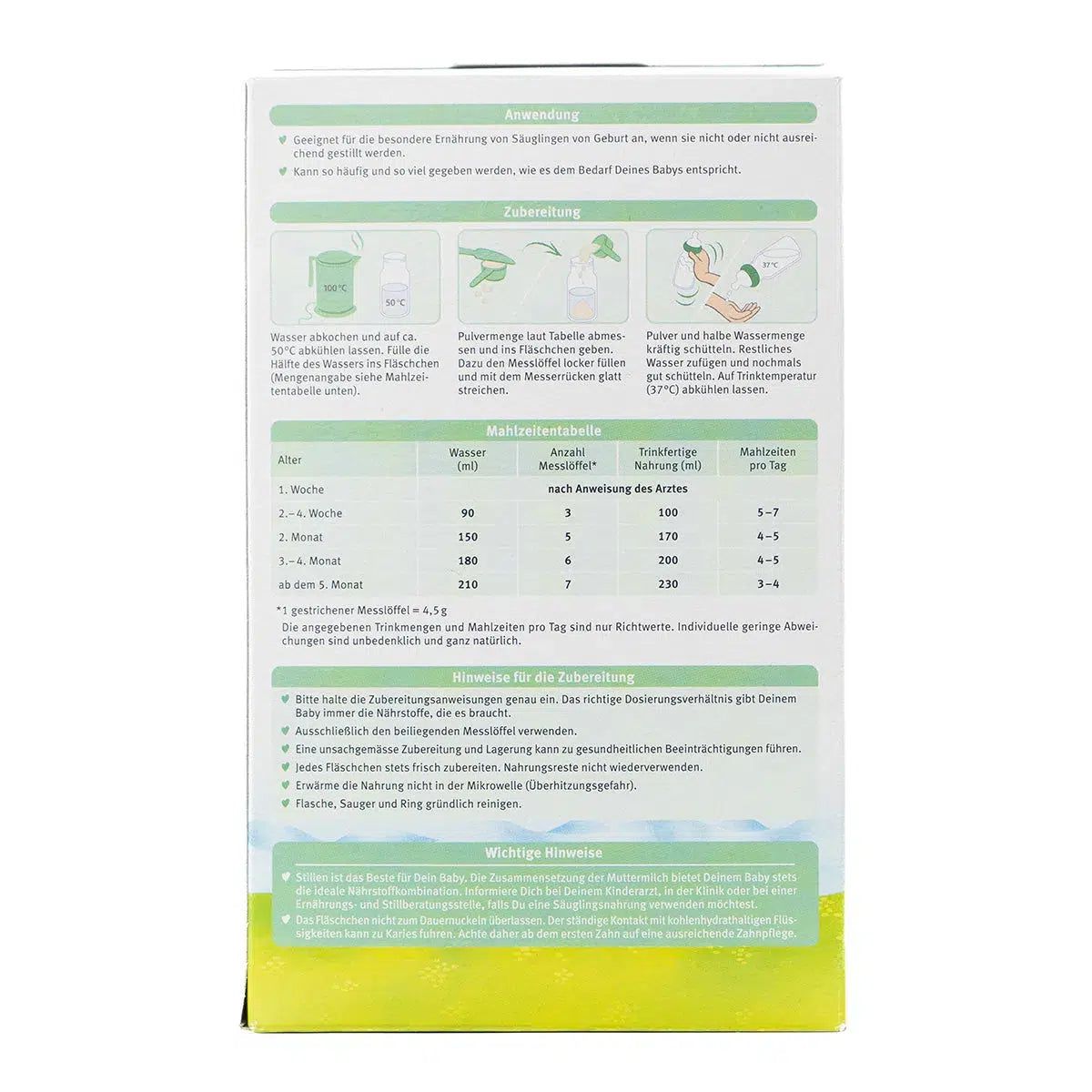 European Baby Formula | Holle Goat Milk Formula Stage 1 (400g) | Preparation
