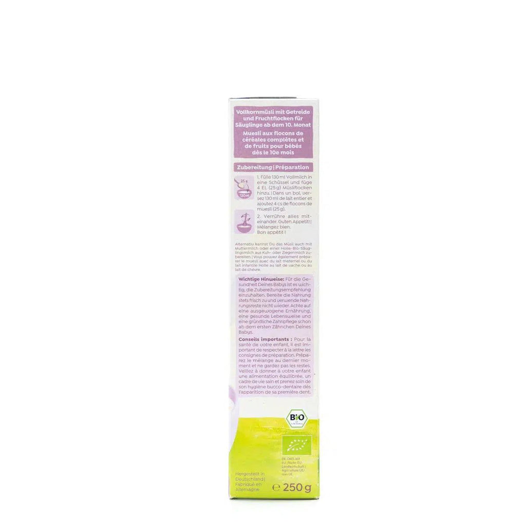 Holle Junior Multigrain Muesli with Fruit (10+ Months) - 250g | Organic's Best Shop | Preparation