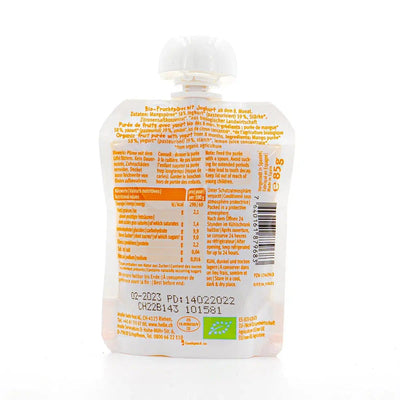 Holle Mango Monkey: Mango & Yogurt (8+ Months) - Nutrition facts