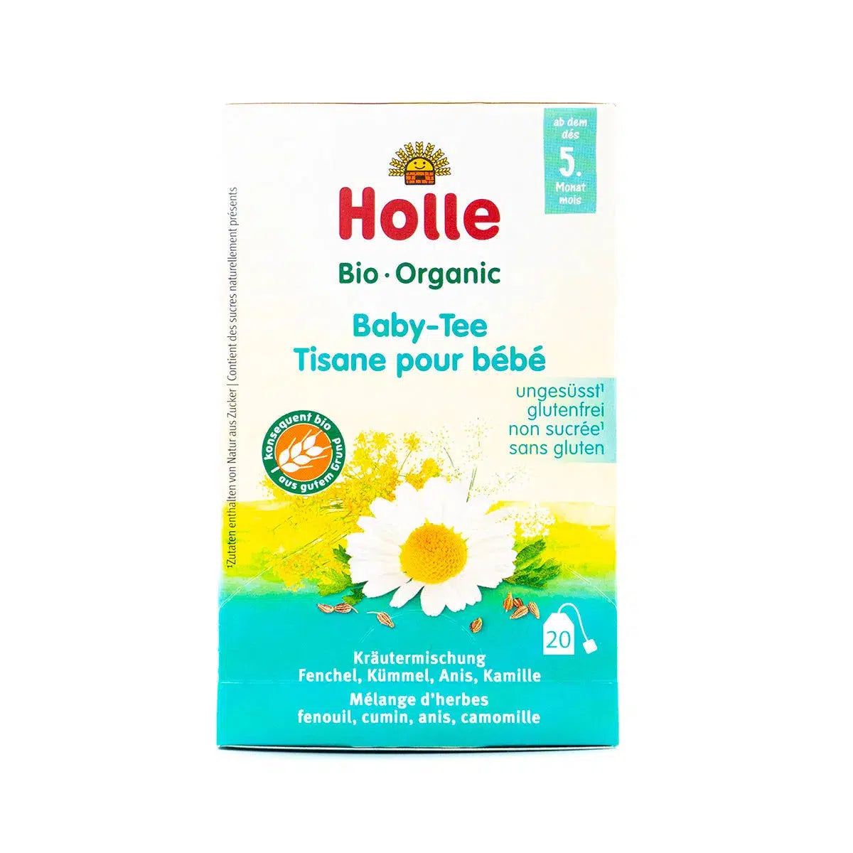 Holle Organic Baby Tea (20 tea bags) - from 5th Month | Organic Baby Tea