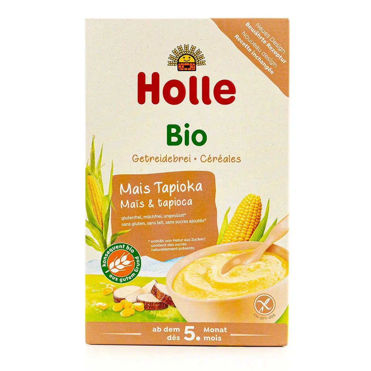 Holle Organic Corn and Tapioca Porridge (5+ Months) - 250g | Organic's Best Shop