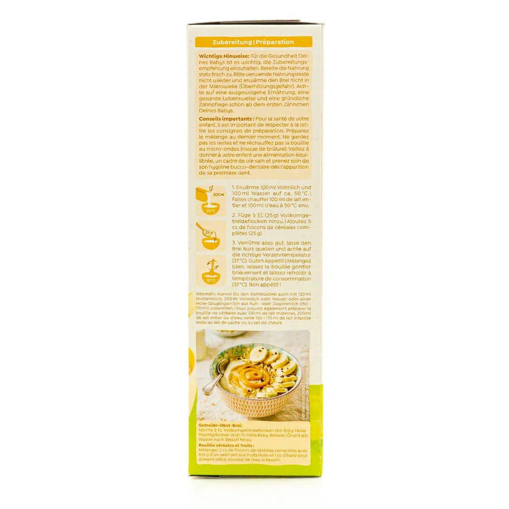 Holle Organic Fruit Porridge Banana-Semolina (6+ Months) - 250g | Preparation