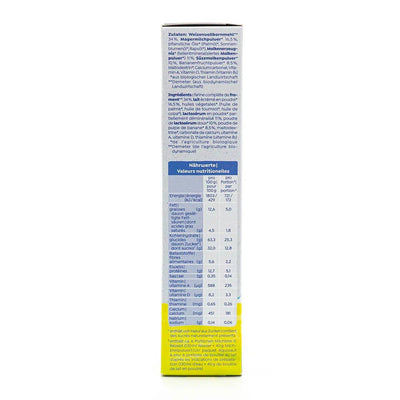 Holle Organic Milk Cereal with Bananas (6+ Months) | Nutrition Facts