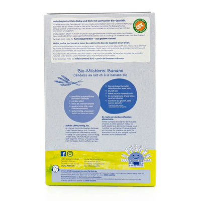 Holle Organic Milk Cereal with Bananas (6+ Months) | Ingredients