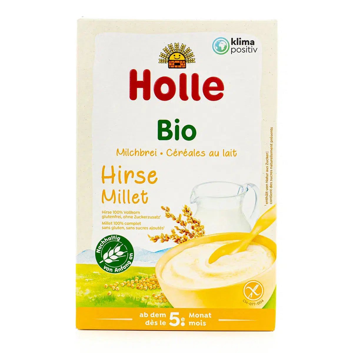 Holle Organic Milk Cereal with Millet (5+ Months) - 250g