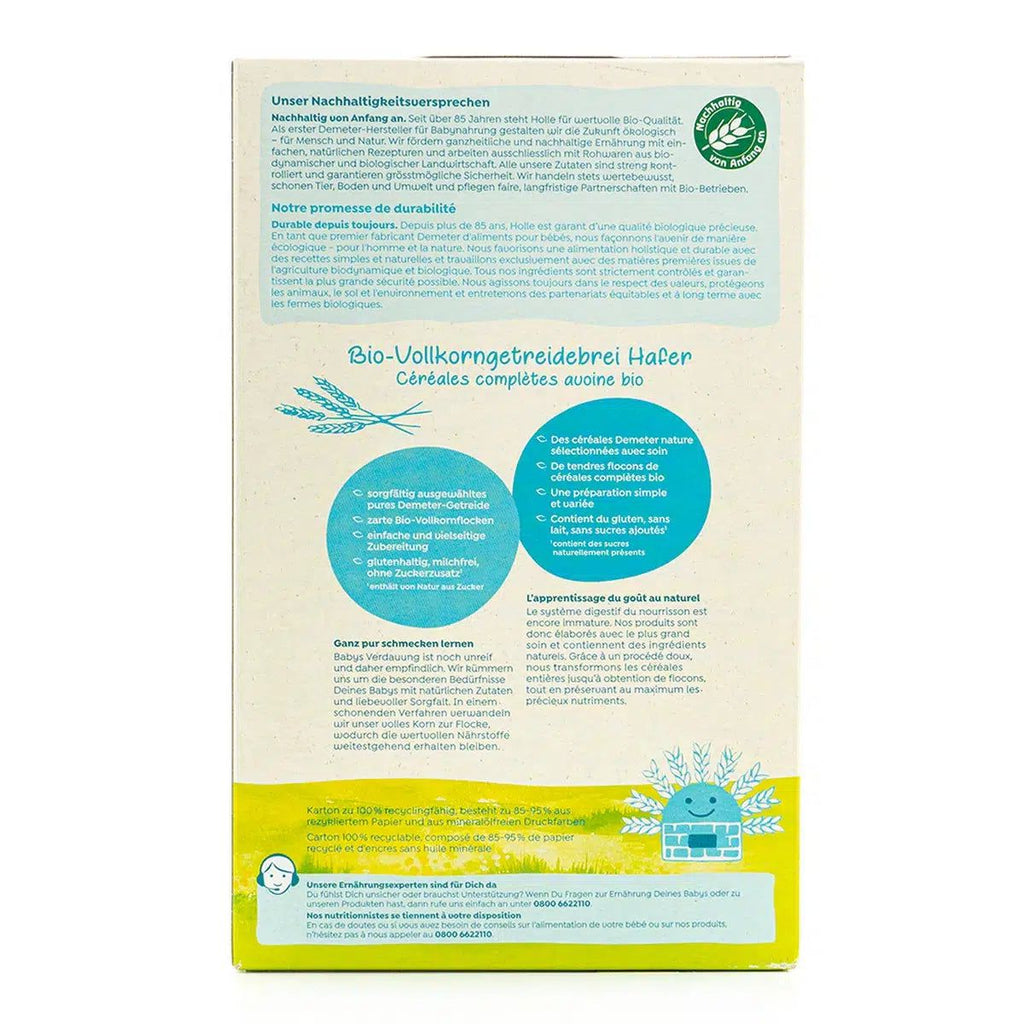 Holle Organic Oats Porridge (5+ Months) - 250g