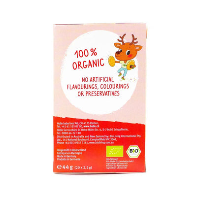 Holle Organic Rosy Reindeer Tea (20 tea bags) - from 3rd year | Organic Baby Tea