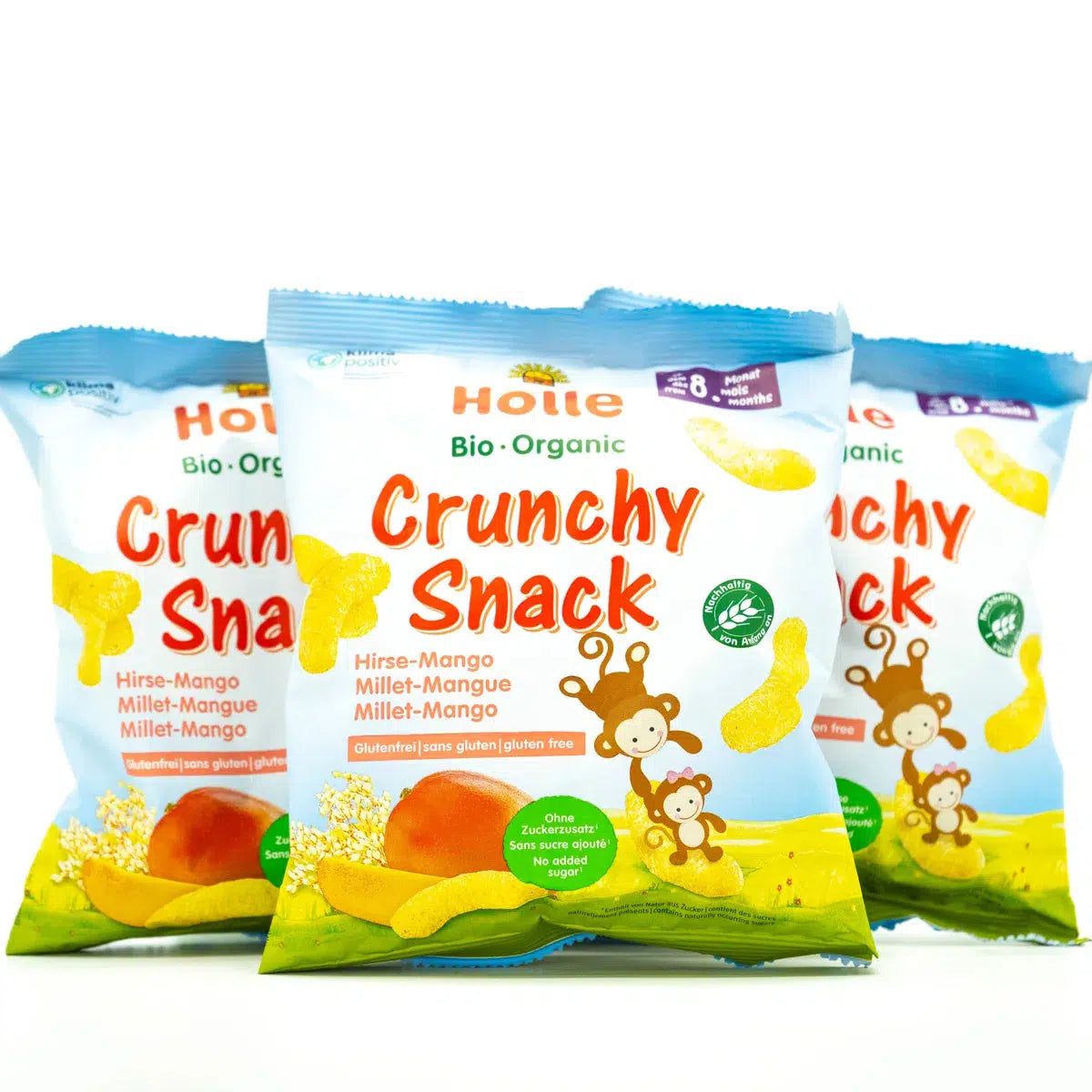 Holle Snack - Mango & Millet Crunchy Baby Puffs (8+ Months) | Organic's Best Shop