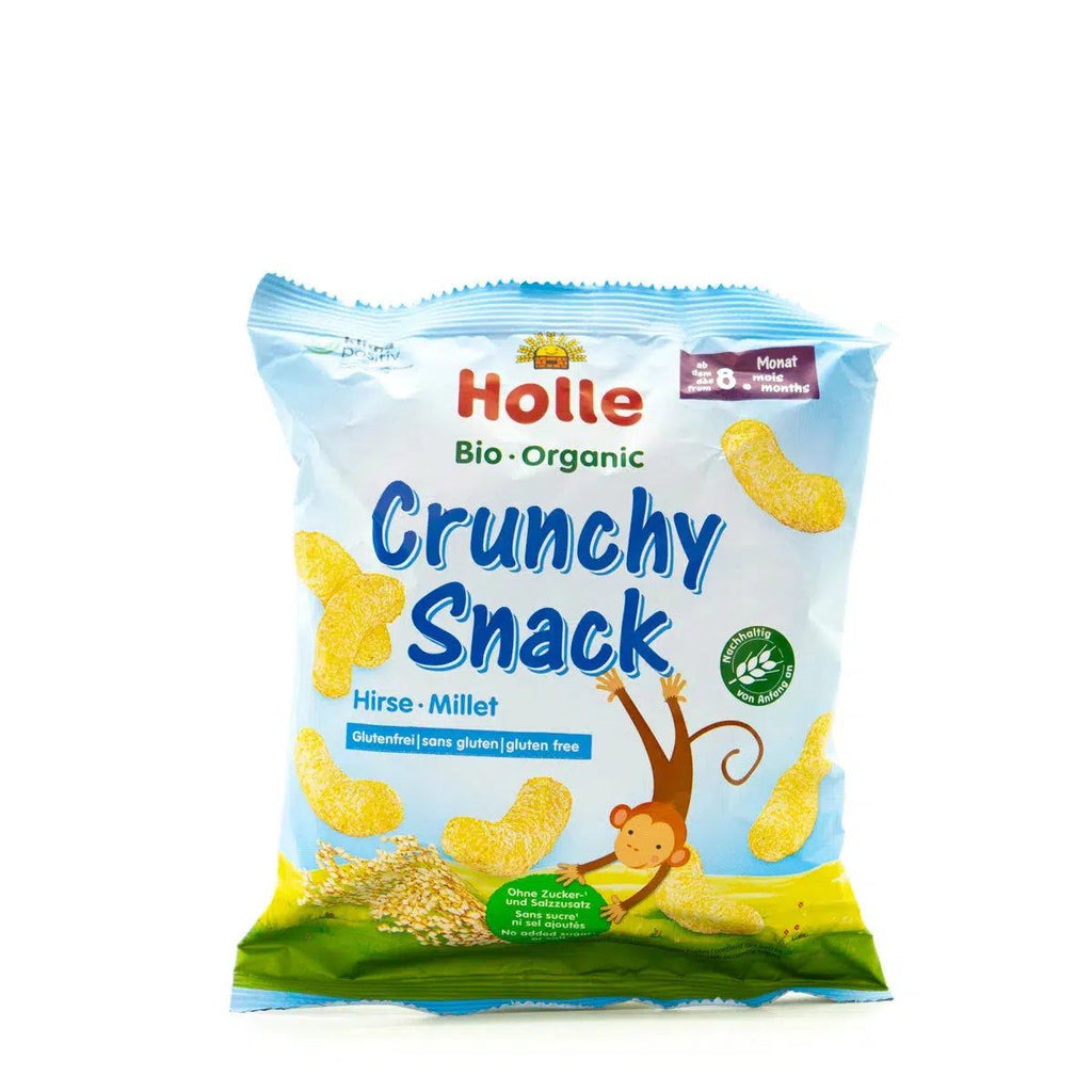 Holle Snack - Millet Crunchy Baby Puffs (8+ Months) | Organic's Best Shop