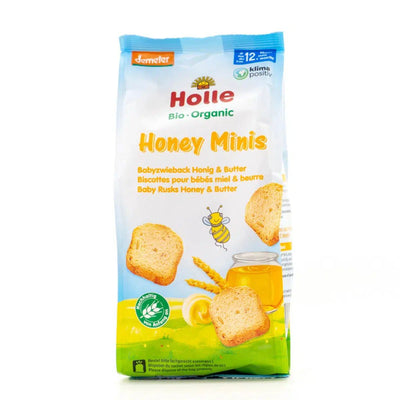 Holle Snack - Mini-Baby Rusks (12+ Months) - 100g