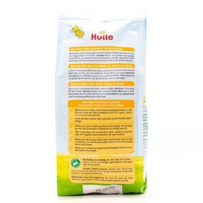 Holle Snack - Mini-Baby Rusks (12+ Months) - 100g | Nutrition facts 