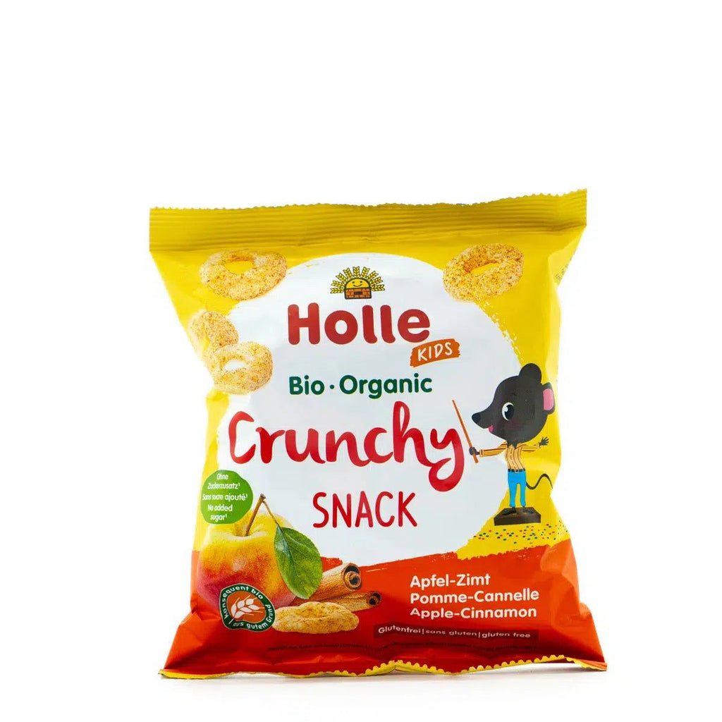 Holle Snack - Organic Apple-Cinnamon Crunchy Baby Puffs (3+ Years), | Organic's Best Shop