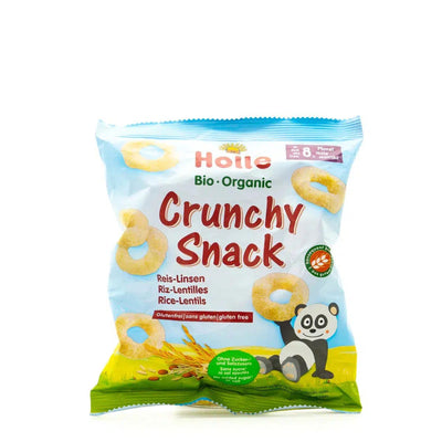 Holle Snack - Rice & Lentil Crunchy Baby Puffs (8+ Months),  | Organic's Best Shop